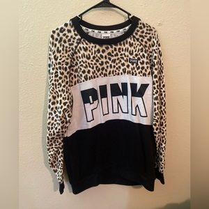 Victoria’s Secret Cheetah print sweatshirt
